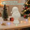 Santa Claus Pattern Christmas Figurine Resin Santa Head Bust New Santa Bust Statue