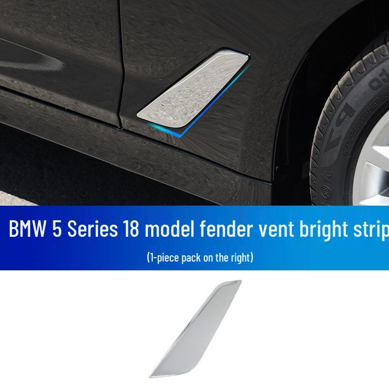 Manshi Front Bumper Decorative & Anti-collision Strip for BMW G38 528Li Fog Light Frame