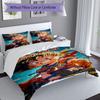 3PC Custom Name "Dragon Ball Z Adventure" Bedding Set Printed Bedding Set Duvet Cover Closure Includes 1 Duvet Cover & 2 Pillowcases for All Seasons B