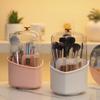Makeup Storage Box Makeup Brush Storage Bucket Rotary Lipstick Holder Transparent Acrylic Cosmetics Storage Box