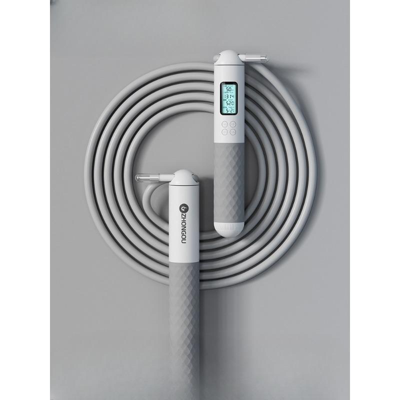 Китайско-европейская беспроводная скакалка для фитнеса, упражнений для похудения, электронный счет, женский сжигатель жира, для взрослых, без веса, R5, счетная скакалка