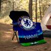Customizable Football Throw Blanket – Personalized Name, All-Season Cozy Snug Blanket, Machine Washable, Personalized Blanket