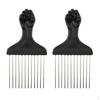 , Расчески из нержавеющей стали для афро волос, Волосы женщин и мужчин, Расчески, Расческа-афропик