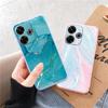 Fashion Marble Soft Silicone Case For Samsung A55 A35 M35 M34 Xiaomi Redmi Note 13 Pro 13C iPhone Huawei Honor 200 Camera Protective Shockproof Cover