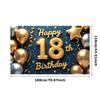 Gold Party Photo Backdrop 180x110 cm 143