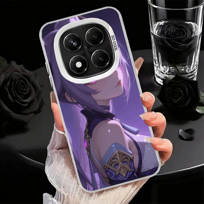 Мягкий чехол для телефона Genshin Impact Кэцин для Xiaomi Redmi Note 13 14 15 Pro Plus 12S 12 11S 11 11T 10S 10 Ударопрочный задний чехол