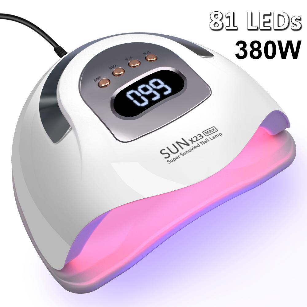 380W Professional Nail Dryer LED UV Lamp for Nails Gel Polish Dryer Light Nail Art Accessories Curing Gel Toe Nails