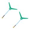 2pcs Y1240 FPV Antennae 1.2GHz 1.3GHz 3dBi Dipole FPV Antennae for RC Drone Goggles Display Transmitter VTX Receiver