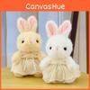 Cute Rabbit Soft Plush Doll  With Soft Short Fur And Pp Cotton Filling Kids For