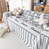 INS Nordic Snowflake Sofa Cover Modern Throw Stripe Camping Picnic Blanket Cover Mat Throw Blankets for Living Room Position