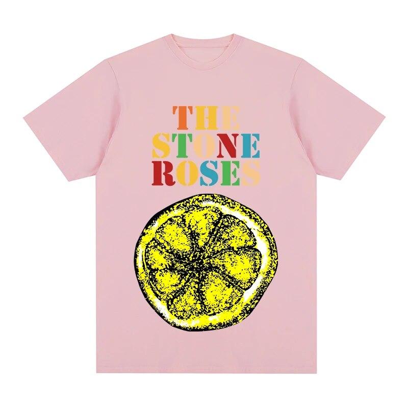 Футболка The Stone Roses Lemon, хлопковая футболка унисекс, новая футболка, женские топы