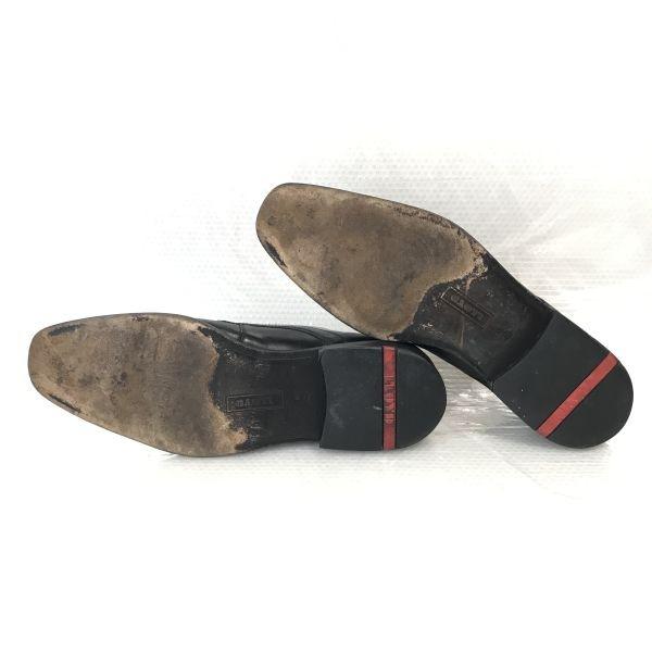 Germany Lloyd Leather Swirl Moccasin Dress Shoes Black 8 42 26.5(USED)