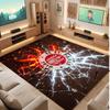 FC St. Pauli Football Print Crystal Velvet Rug, Comfortable Water Absorbent Non Slip Indoor Floor Carpet