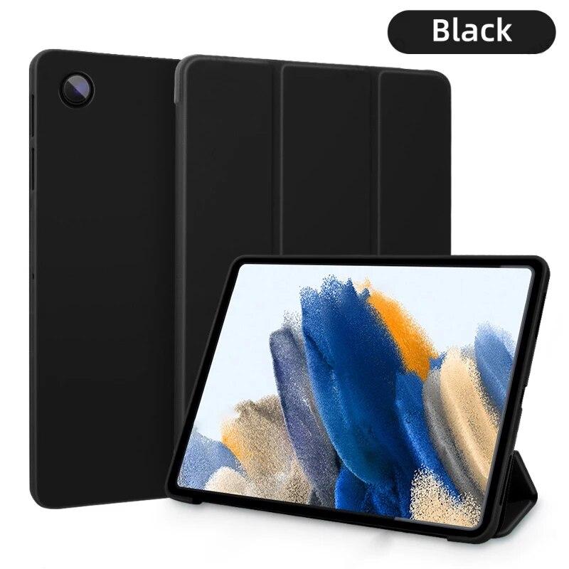 Кожаный чехол для планшета для Samsung Galaxy S6 Lite P610 P615 A7 A7 Lite A8.0 A10.1 A10.5 Tab A8 X205 X200 S7 S8 11, силиконовый смарт-чехол из ТПУ