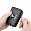 BAAZ2 Наклейка на автомобиль Для BMW Для BMW Кожа PU Мужчины Женщины Держатель для карт Маленький кошелек на молнии Кошелек для монет Однотонный Дизайн-гармошка rfid ID Автобусный
