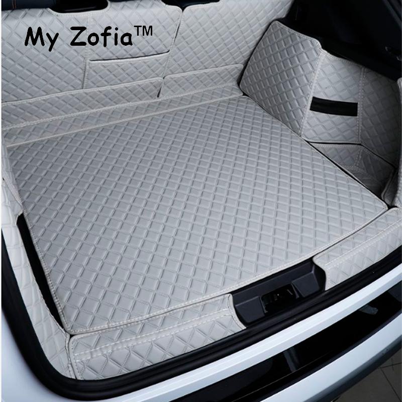 For BYD Seal U Sealion 6 2023 2024 2025 Leather Car Rear Storage Box Pad Trunk Mat Waterproof Bottom Protector Pad Car Decor