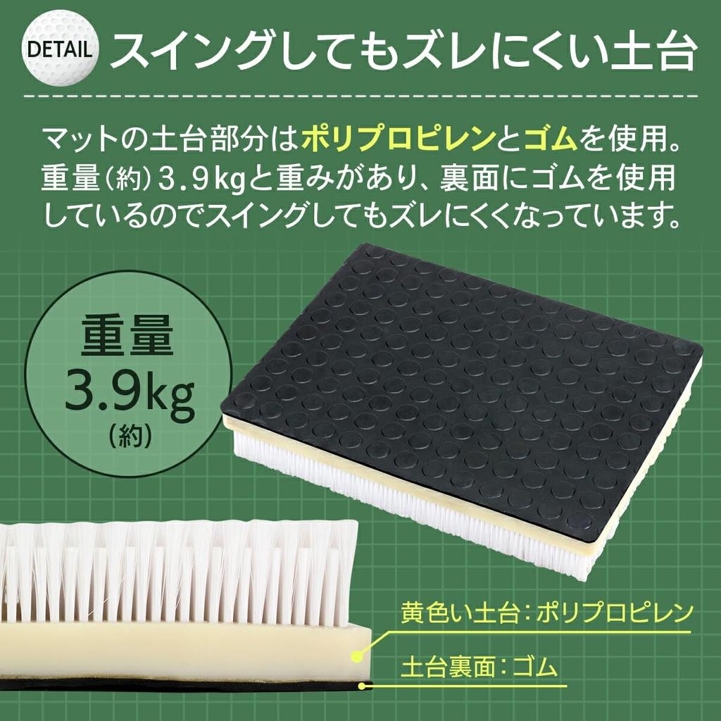 GolfStyle Bunker Mat 2WAY Golf Mat Bunker Training Mat Golf Shot Mat Indoor Outdoor Practice Commercial Use Simulation Golf Indoor Golf Sand Approach