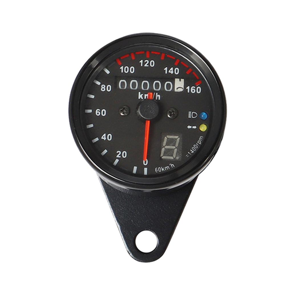 Motorcycle Odometer Tachometer for Iron Horse Earth Vintage Digital Speedometer LED Backlit Motorbike Accessories