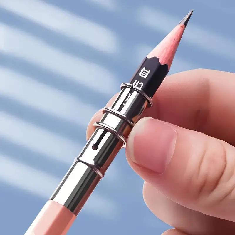 5 шт. регулируемый металлический двойной удлинитель для карандашей держатель для карандашей для эскизов цветные угольные карандаши школьные принадлежности