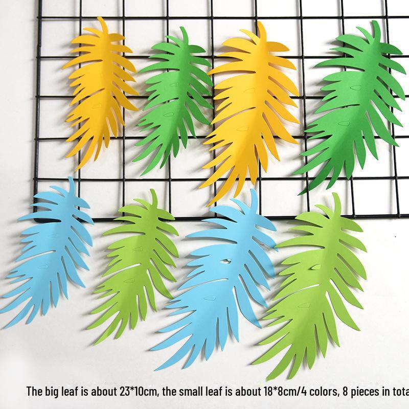 Декор стен в виде листьев и цветов в скандинавском стиле для школьных классов, торговых центров и детских комнат