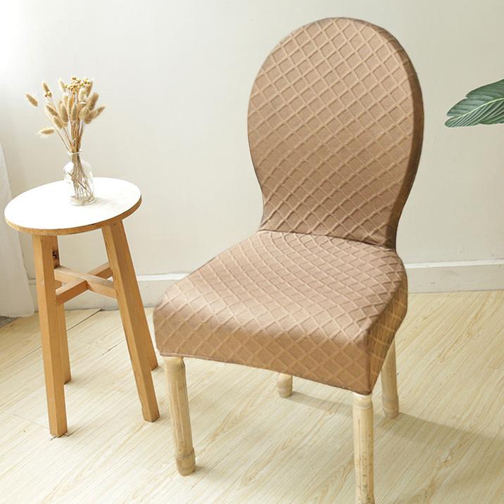 Чехлы на стулья с круглой спинкой, эластичные чехлы на сиденья для ресторана, защитные чехлы на стулья, эластичные чехлы на банкетные табуретки для отеля