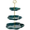 European Ceramic Phnom Penh Double-Layer Dessert Table Three-Layer Tray Dim Sum Plate Wedding Cake Fruit Plate Display Stand