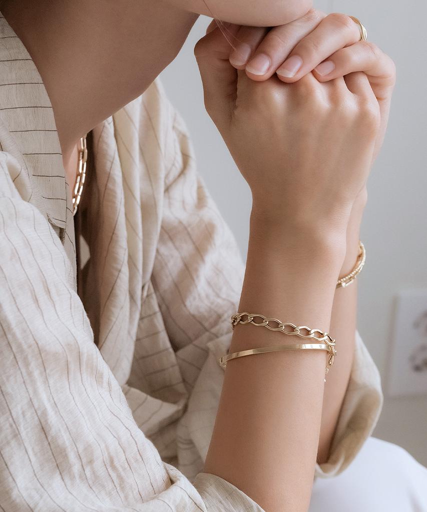 Mcel 14K Edir Chain Bracelet