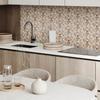 Self-Adhesive Tiles with Print - Perfect for the Kitchen Abstract Stone Shapes 9x30x30 cm