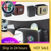 Car Stickers For Alfa Romeo Car Multi-Functional Tissue Box Water Cup Holder Storage Box For Alfa Romeo GT 147 159 156 166 Giuli