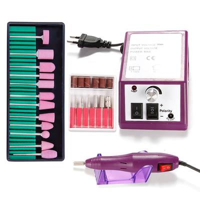 20000RPM Электрический аппарат с набором свёрл для маникюра