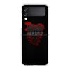 Phone Cover For Samsung Galaxy Z Flip 6 5 4 Case Transparent For Samsung Z Flip 3 Hard PC Foldable Shell Albania Passport Capas