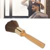 Ergonomic Handle Broken Hair Brush Beech Wood Barber Neck Duster Wooden Neck Duster  Barber Use