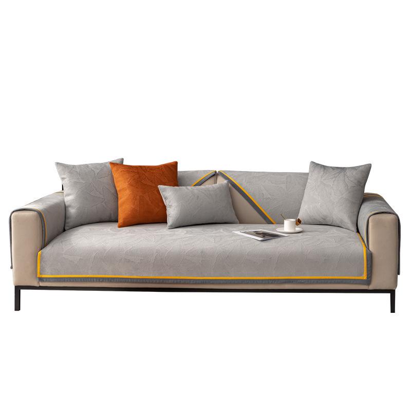 Минималистичная подушка для дивана, универсальная круглый год, легкая роскошь, противоскользящая подушка для сиденья, новый высококачественный чехол для дивана, тканевый чехол и полотенце