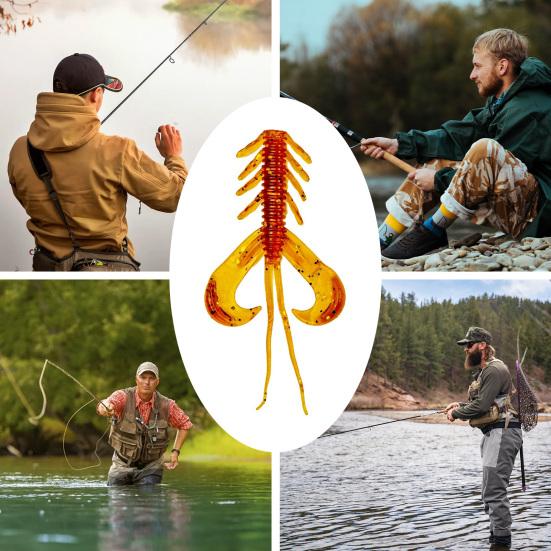 Мягкая плавающая приманка, реалистичная эластичная, яркая, гибкая, из ТПЭ, цвет, пресная вода, морская вода