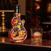 Heat Resistant Glass Wine Container Guitar Shape Bottle, Large Capacity Decanter, Screw Cap Borosilicate Airtight Bottle with Beer for