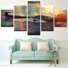Home Decoration Wall Art Canvas Painting Print HD Poster 5 Panel Modern Living Room Bedroom Modular Pictures Frame Decor Painted No Frame No Frame