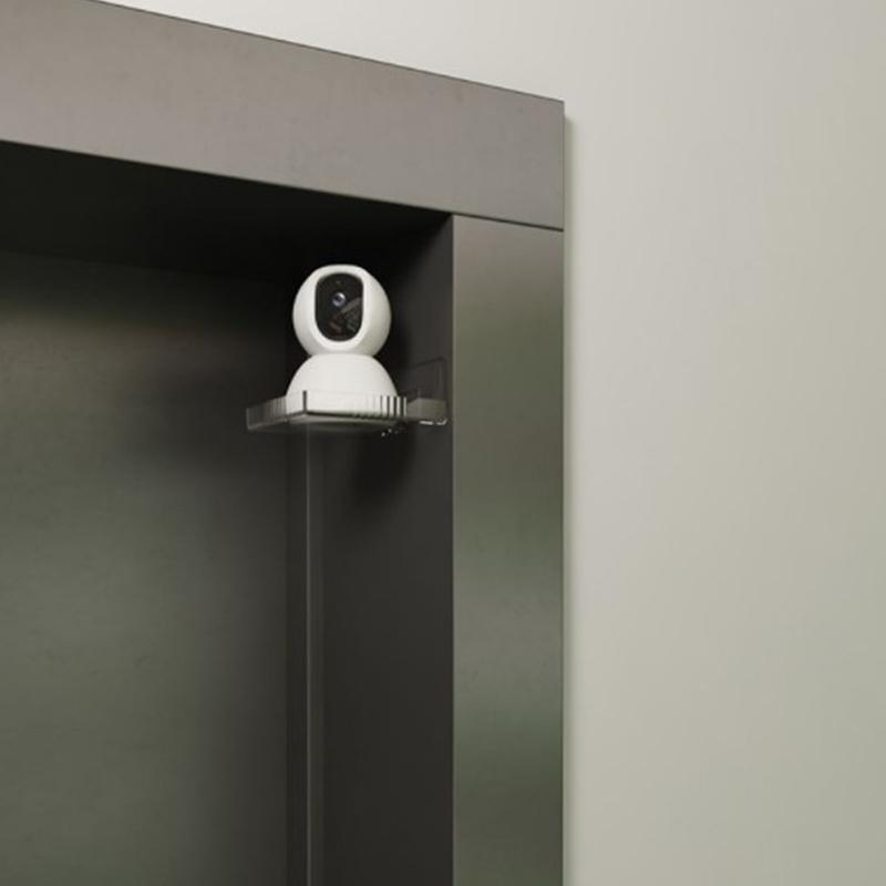 Wall Mount Floating Stand Shelf For Security Camera Mini Speaker Other Small Items In Bedroom Bathroom Kitchen Living Room