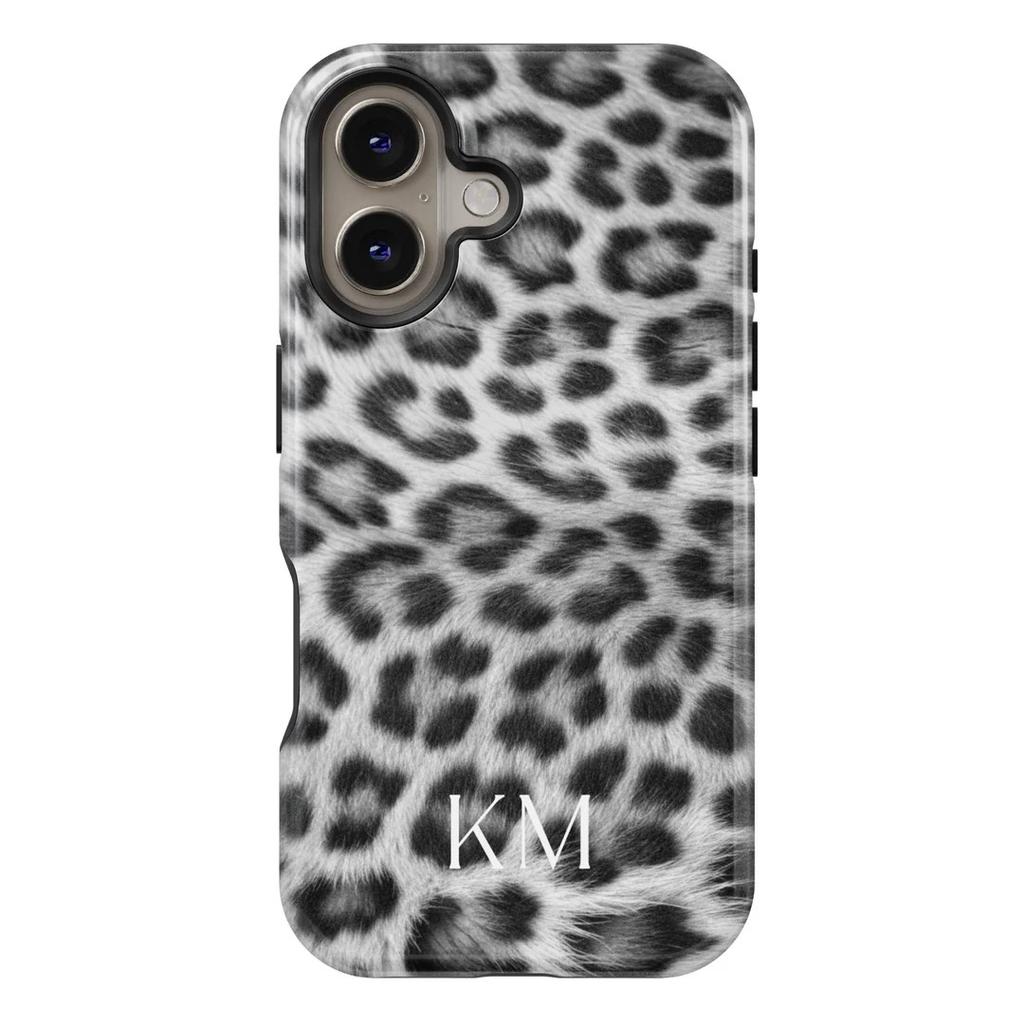 Чехол для телефона с принтом леопарда и цветами для IPhone 17 16e 16 15 14 13 12 11 X XS XR XSMAX 7 8 Air Pro Max Plus Роскошная двухслойная крышка