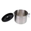 Coffee Canister 2.5L Airtight Stainless Steel Kitchen Food Storage Container with Lid Date Tracker Scoop for Grounds