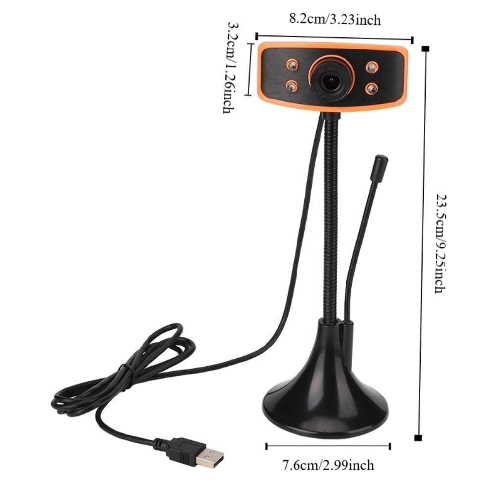 Plug and Play Computer Camera 1080P HD Web Camera Night Vision Desktop Webcam Gaming