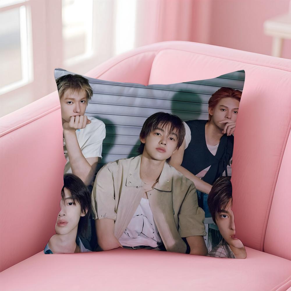 Korean Handsome Boy Group CCortis Cushion Cover Pillow Case Soft Skin Friendly Fabric Concealed Zipper