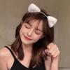 Cosplay Night Party Bar Plush Cute Face Wash Hair Band Cat Ears Headband Hair Accessories Hair Hoop