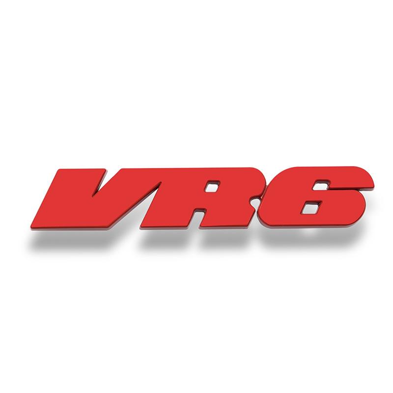 3d Metal Car Letters VR6 Logo Emblem Badge Decals For A3 Q3 Q5 A5 Q7 MK2 MK4 MK3 VR6 Sticker Accessories