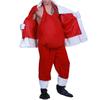Santa Fake Belly Realistic Solid Color Cloth Good Touch Xmas Fake Belly Christmas Cosplay Prop