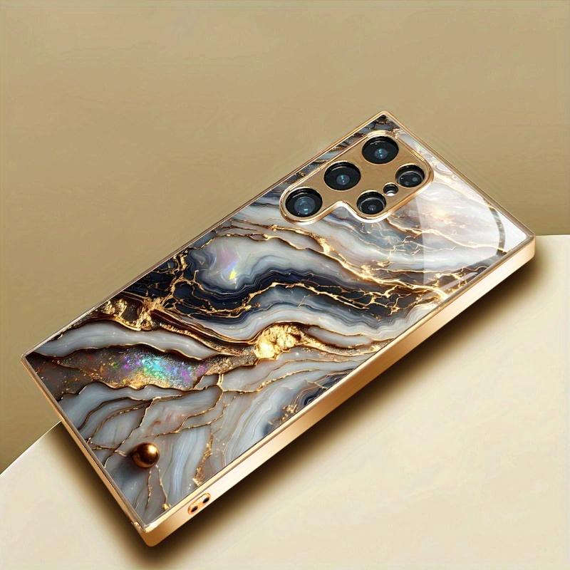 Позолоченный гальванический чехол для телефона, подходит для Samsung Galaxy S26 Supreme, S25 Premium, версии S24, S23 и версии S22.