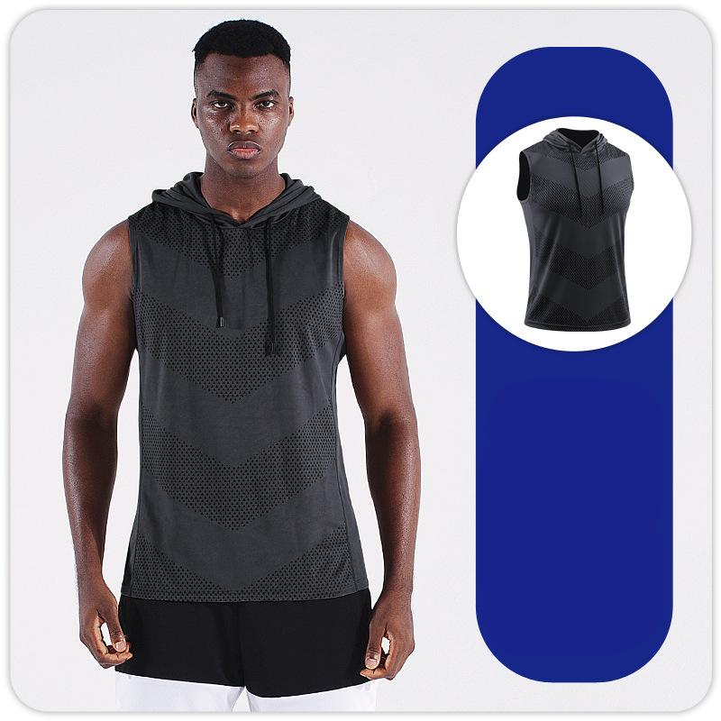 Мужские жилеты для бега, майки, толстовки без рукавов, рубашки для бега, спортивные блузки, топы для фитнеса, одежда для фитнеса, марафона