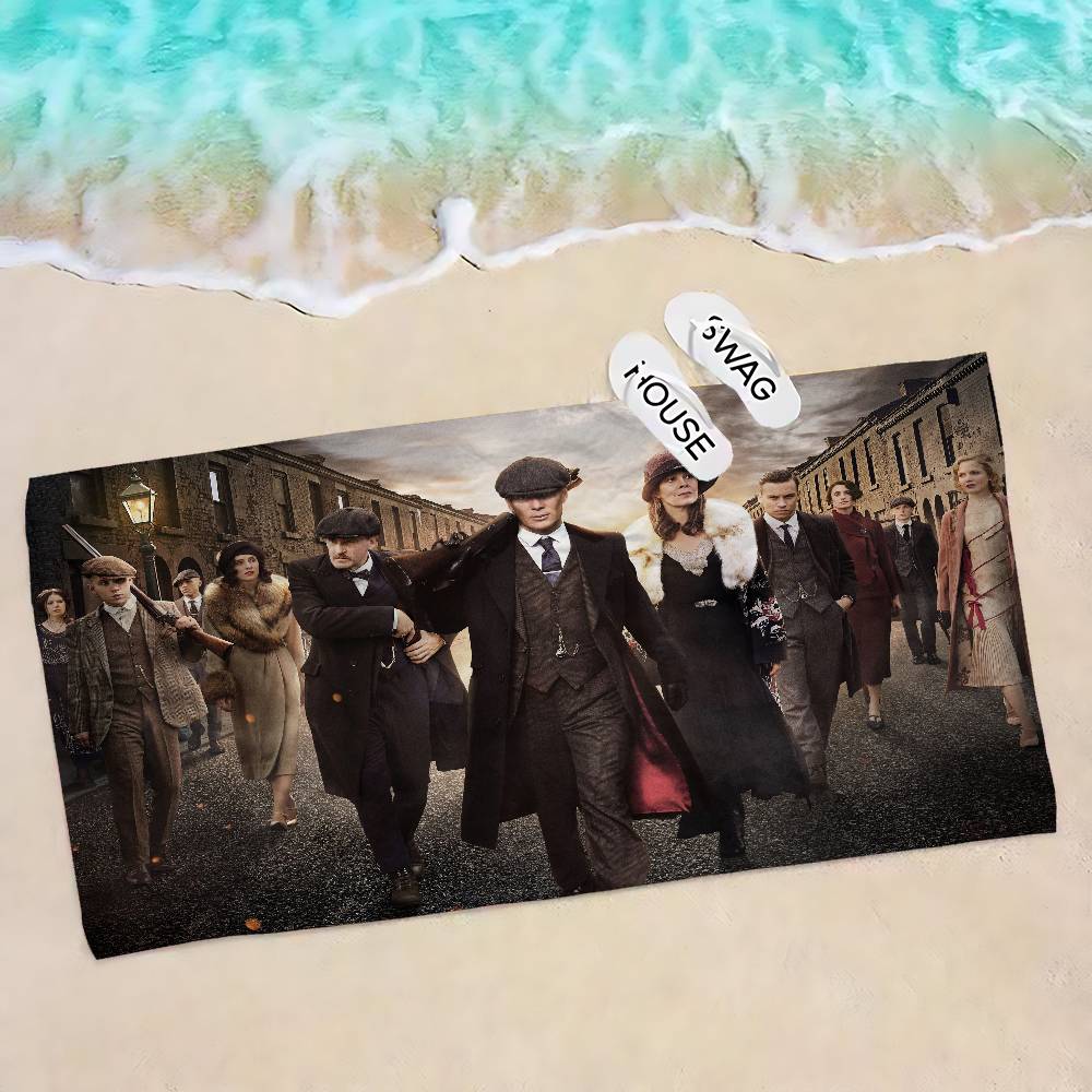 Movie P-Peaky B-Blinders TV Beach Towel Colorful Bath Towels for Girl Microfiber Quick Dry Sand Beach Yoga Spa Gym Pool