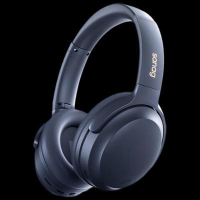 Беспроводные накладные Bluetooth-наушники Saina D60S с активным шумоподавлением
