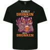 Early Drinkin Quick Drunken Funny Alcohol Beer Unisexs Light Cotton TShirt