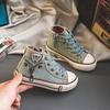 Обувь для мальчиков Весна 2025 Новая Модная Детская Джинсовая Холщовая Обувь Обувь для Девочек Кеды для Детского Сада для Мальчика Ребенка Zapatillas